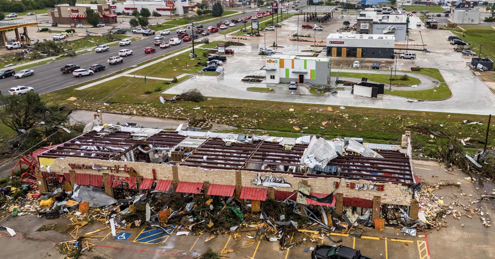 Damage caused by two tornadoes - Vimarsana News