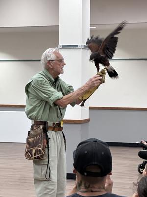 Birds of Prey participates in library's summer reading program