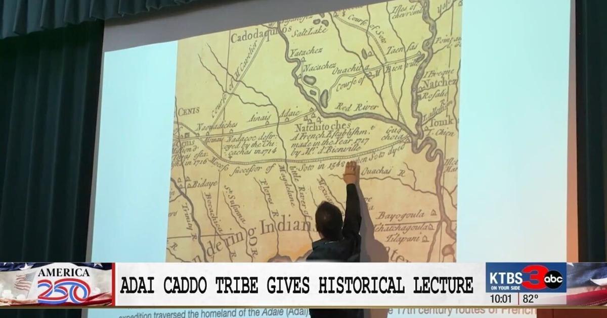 تشارك Adai Caddo Nation التاريخ والثقافة خلال محاضرة Shreveport America 250