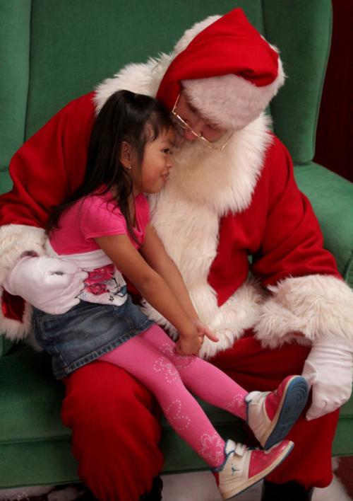 Living Here - Santa at the Mall