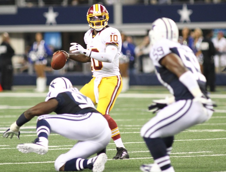 Cowboys fall to RG III, Redskins
