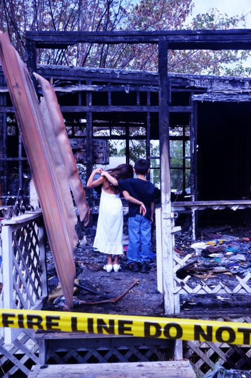 Mobile home fire