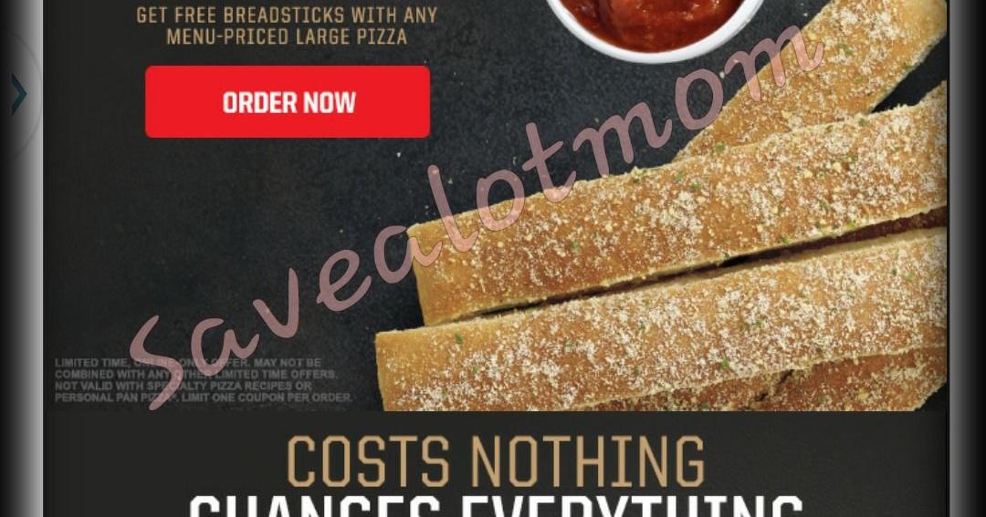 Pizza Hut FREE Breadsticks! | Save A Lot Mom | kdhnews.com