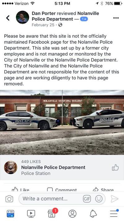 Nolanville Police Say Facebook Account Is Not Theirs Local News Kdhnews Com