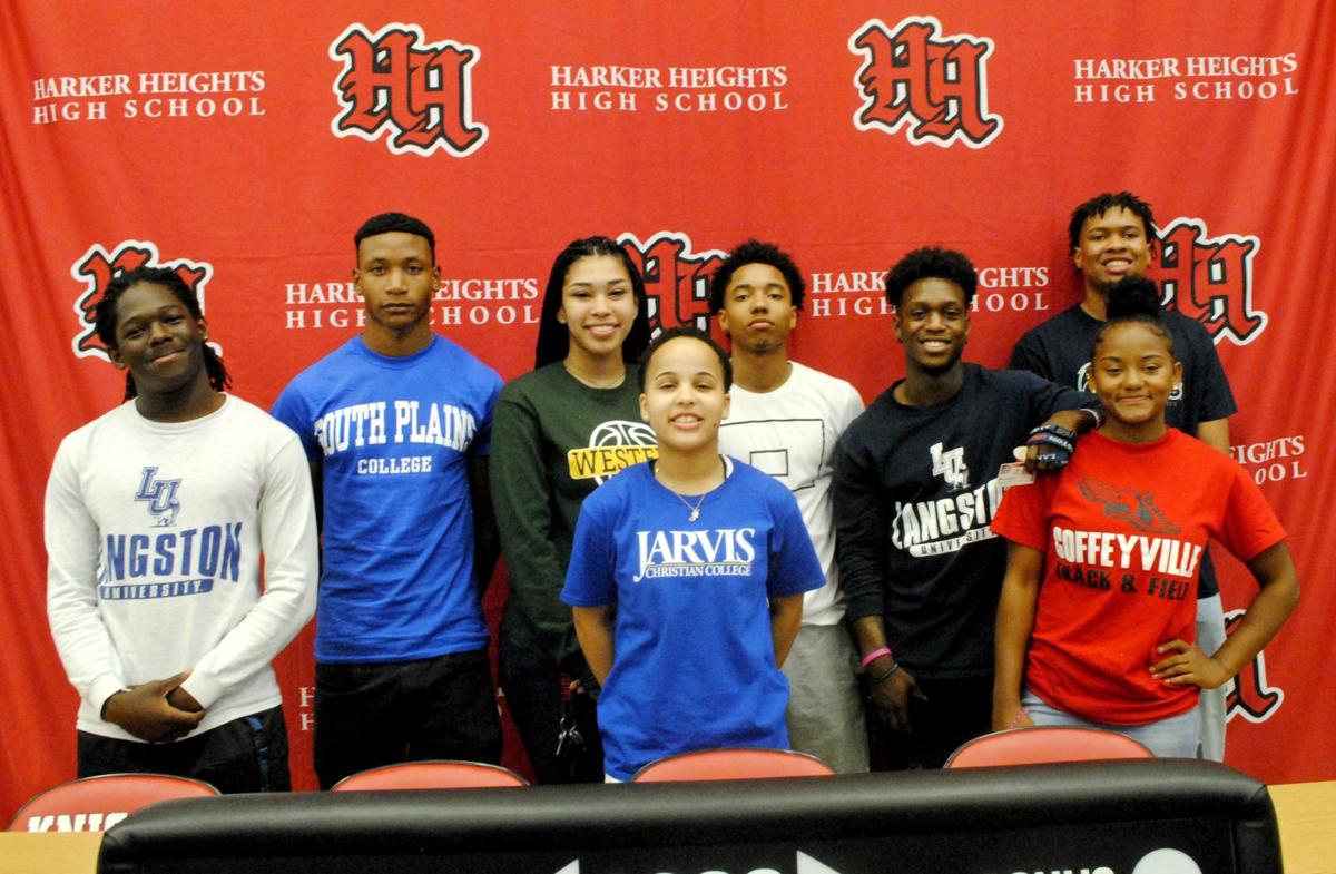 Eight Harker Heights athletes sign with colleges Harker Heights