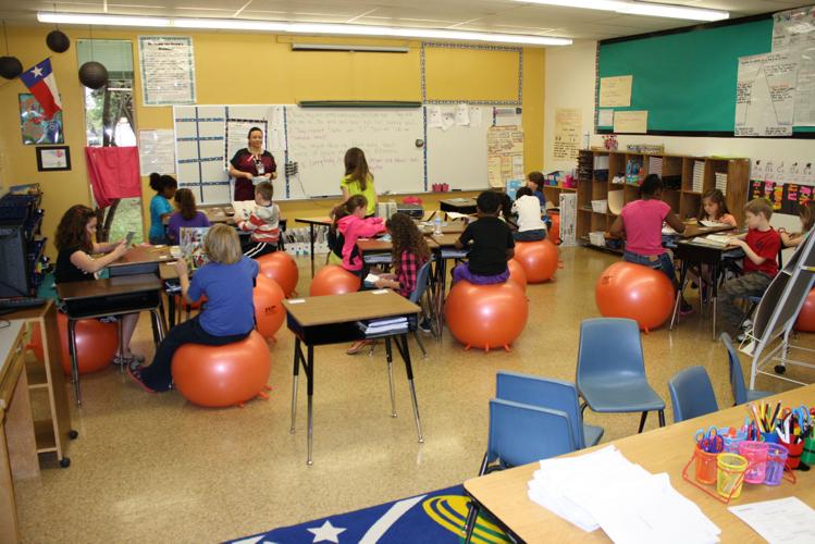 Martin Walker 3rdgraders bounce into a positive learning environment