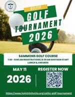 Holy Trinity golf tournament flyer