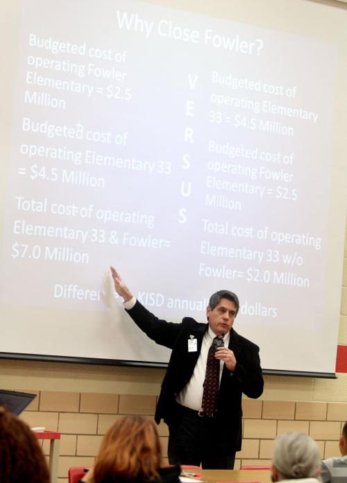 Fowler Elementary School meeting