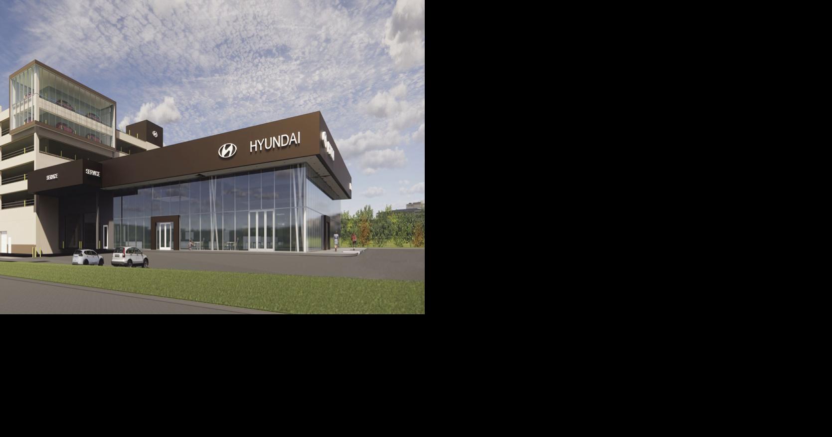King of cars In a city of car dealerships, Hyundai building something