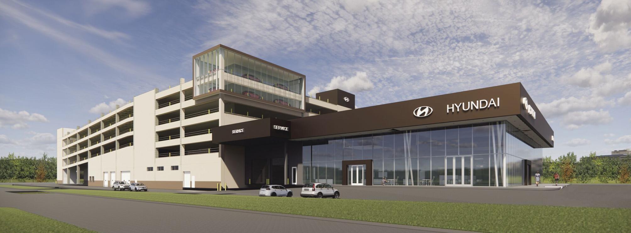 Work progressing on new 5story car dealership in Killeen Business