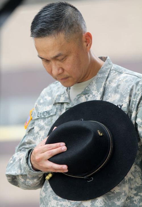 1st Cavalry Division Colors-Casing Ceremony
