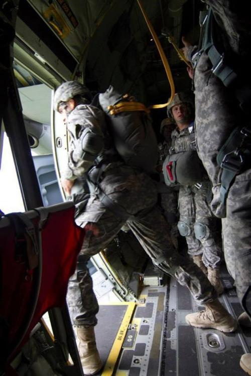 Exiting the aircraft