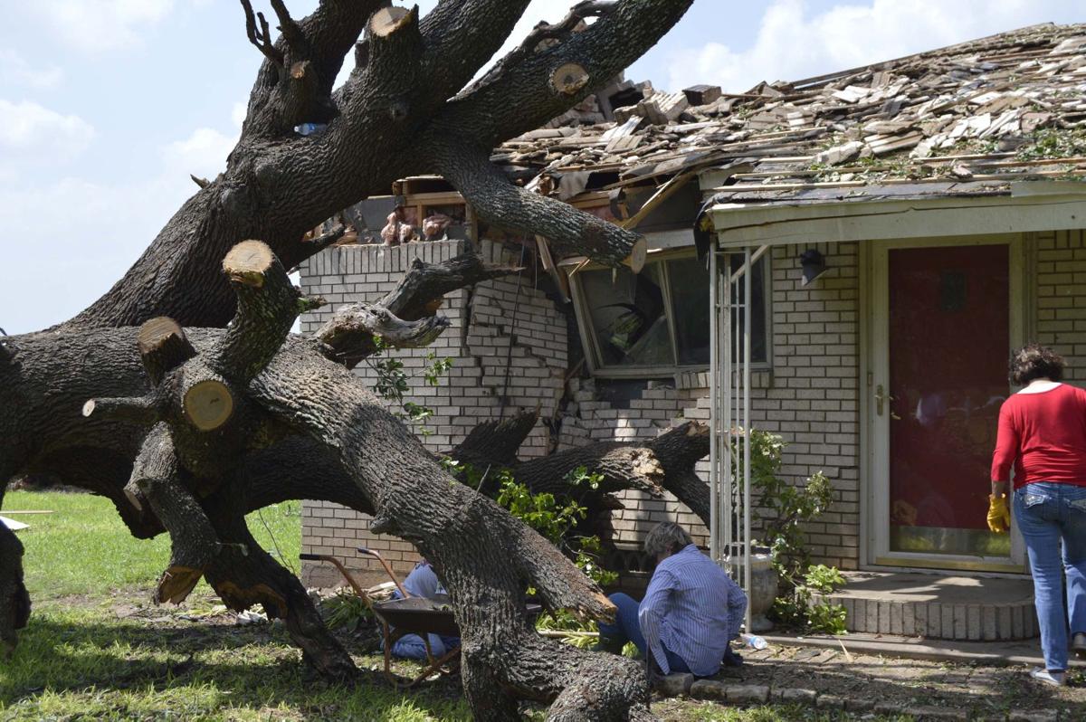 Tornado cleanup begins in Kempner Weather
