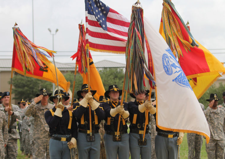 1st Cavalry Division Colors-Casing Ceremony