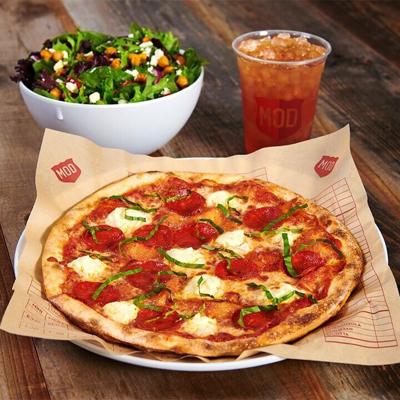 Individual Artisan-Style Pizzas and Salads