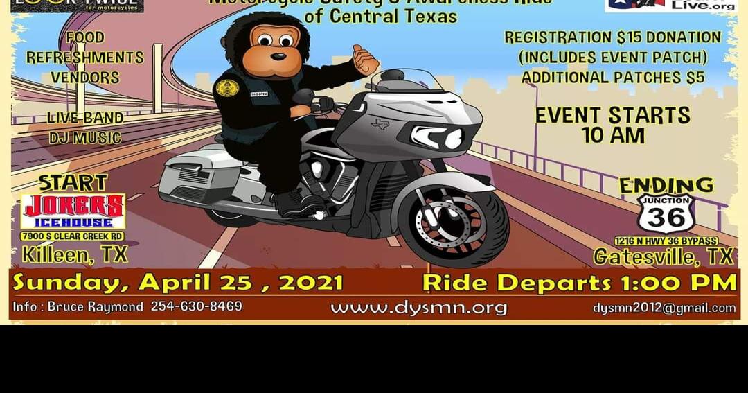 10th annual motorcycle ride planned for Sunday from Killeen to