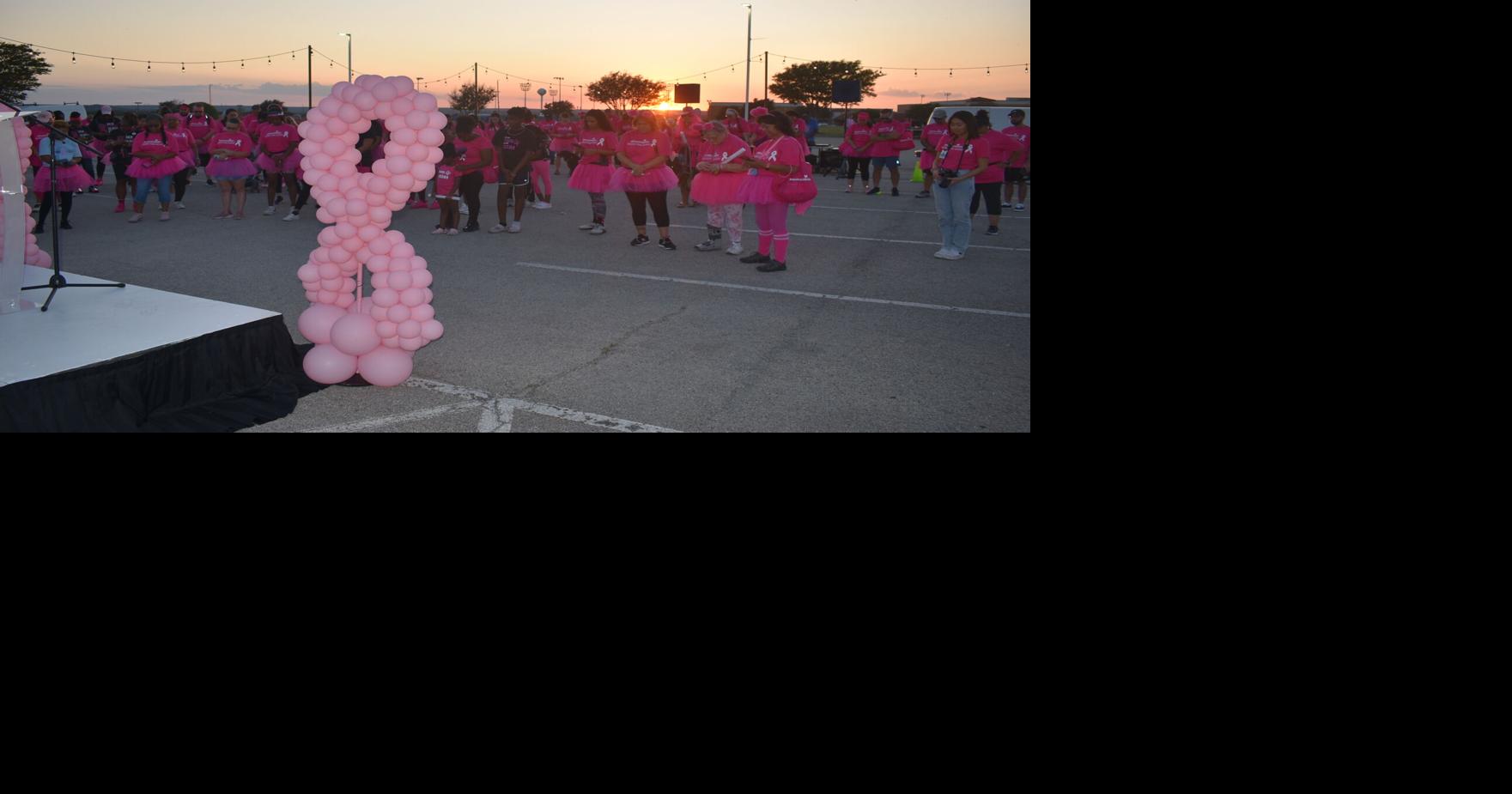 October is Breast Cancer Awareness Month: Glow walk ends in shower of ...