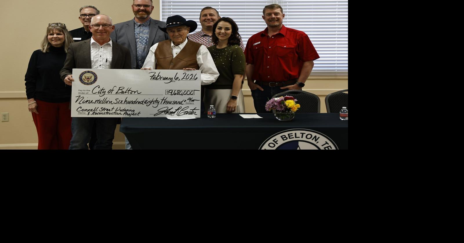 Carter delivers $9.68 million to Belton for Connell Street widening ...