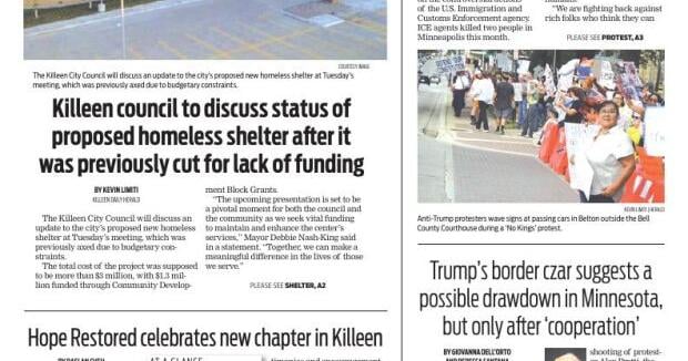Page A01 | e - Edition | kdhnews . com