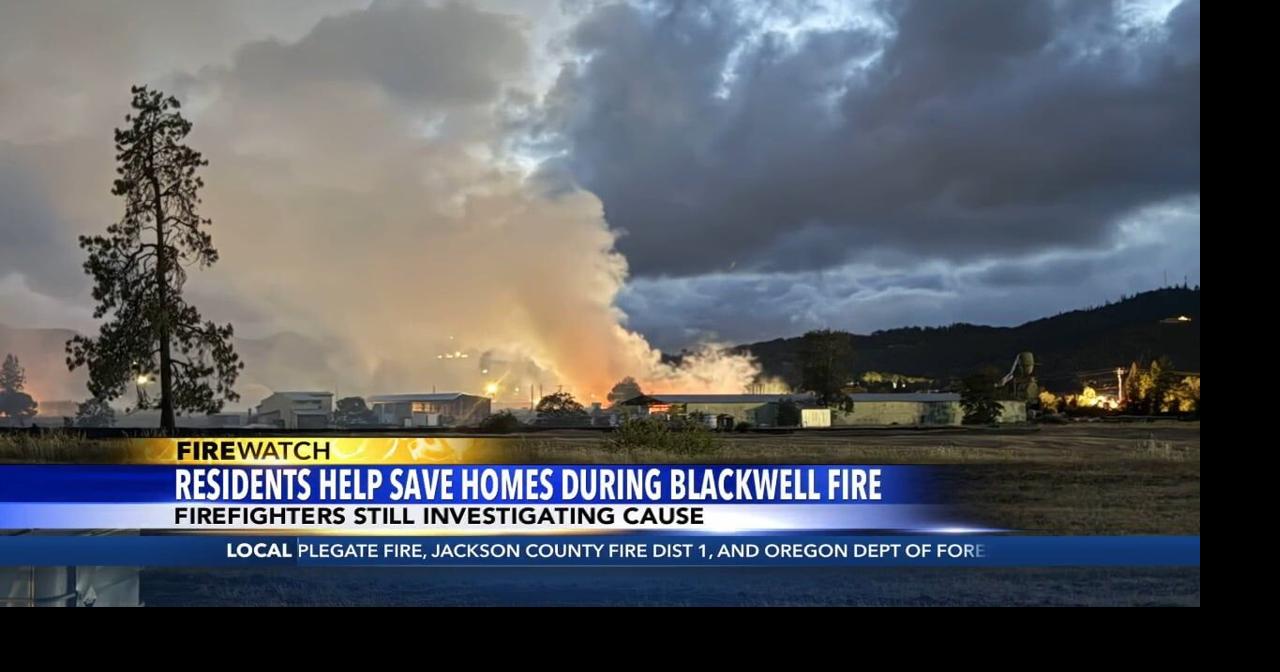 Residents help save home during Blackwell Fire | Video | kdrv.com