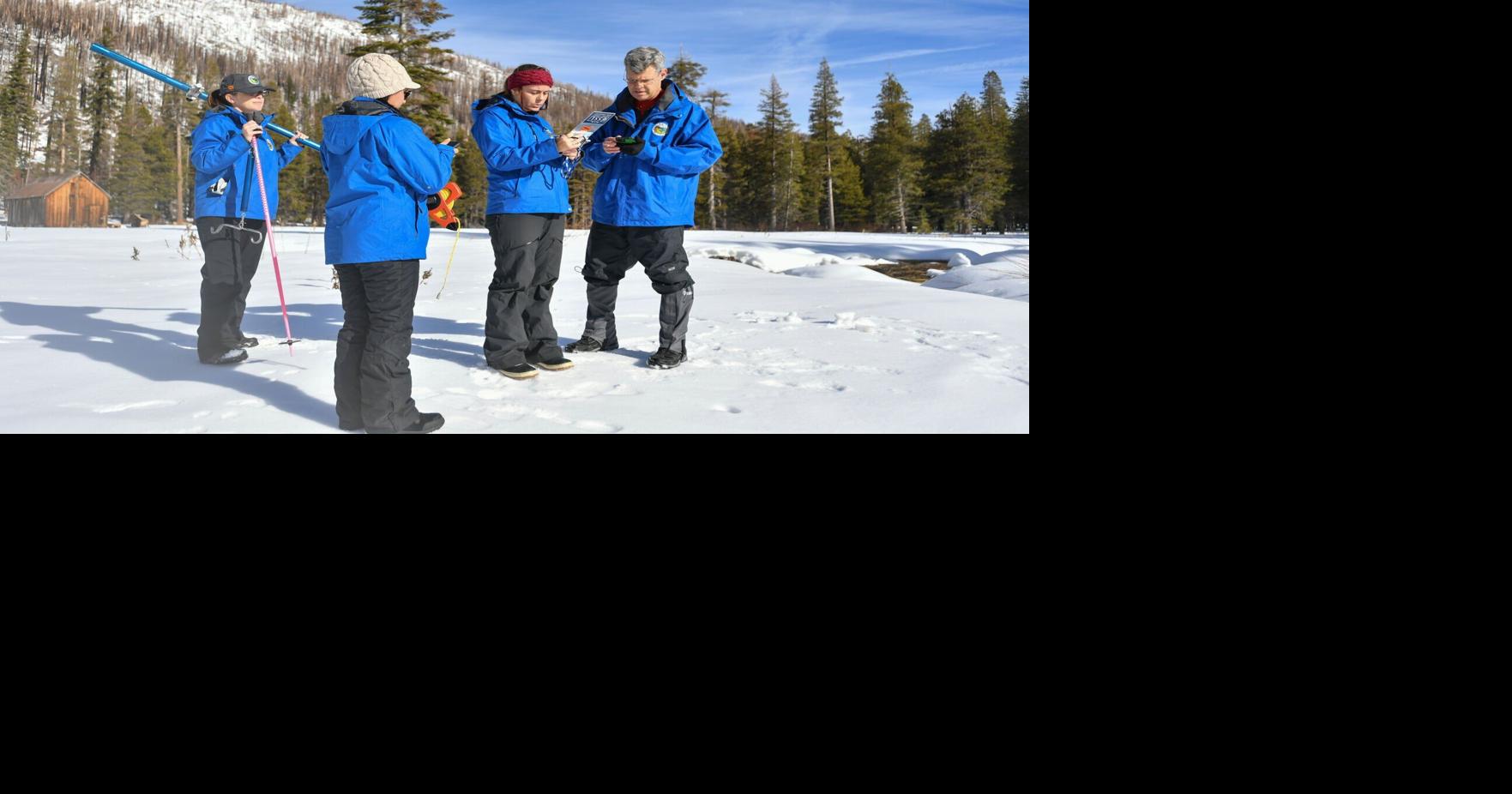 California’s first snow survey of 2025 shows snowpack near average ...