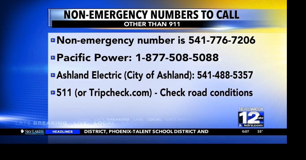 Safety in the snow: non-emergency numbers to call | Video | kdrv.com