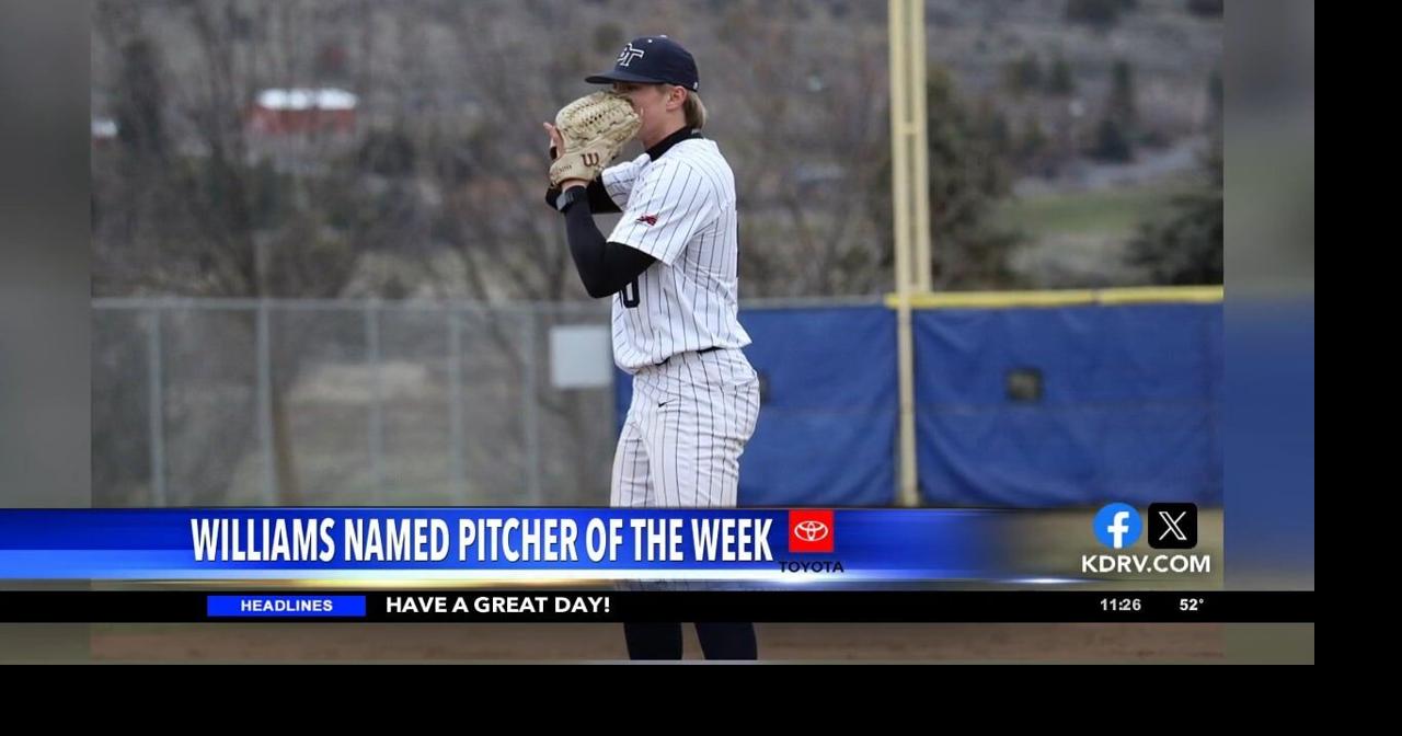 Tim Williams named Cascade Conference pitcher of the week | Video ...
