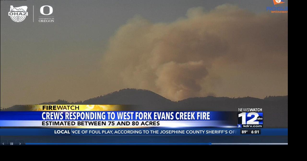 West Fork Evans Creek Fire update 10/16 (6p.m.) | Video | kdrv.com
