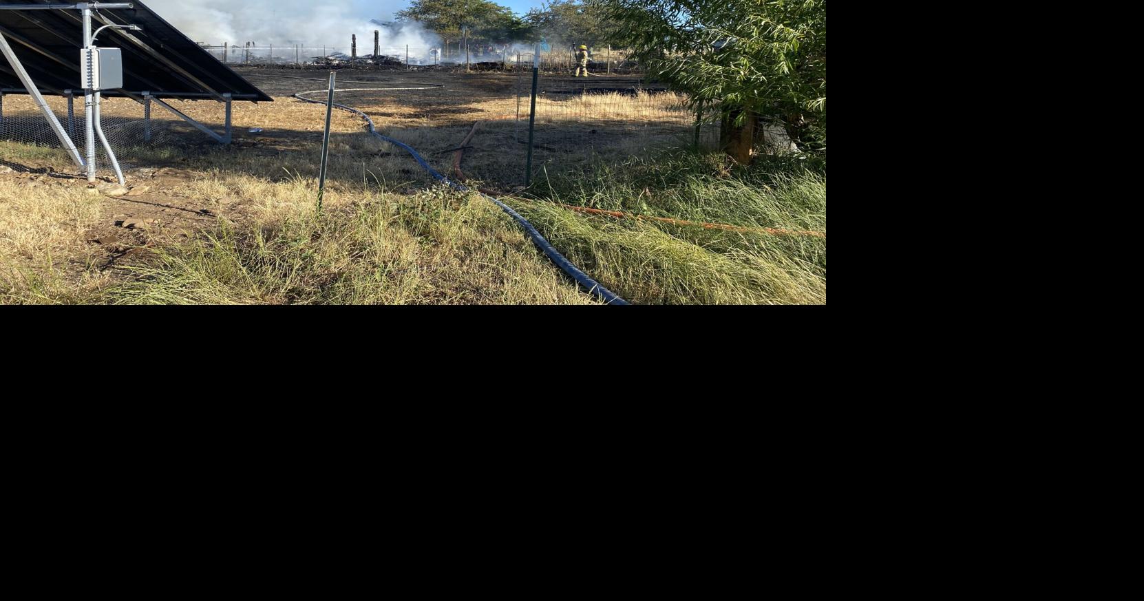 Barn fire spreads to nearby vegetation | FireWatch | kdrv.com