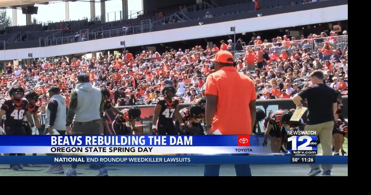 Oregon State football rebuilding the dam