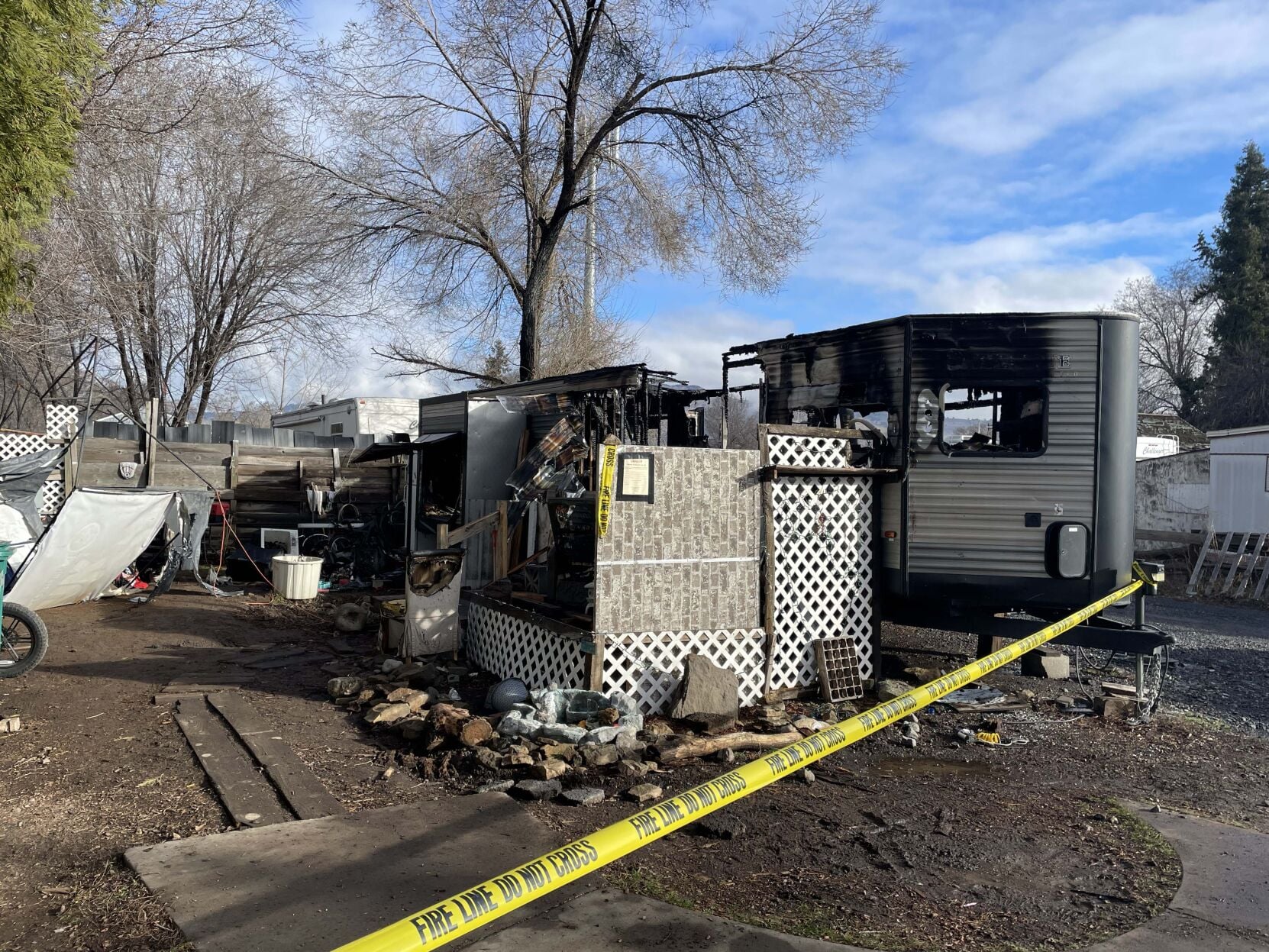 One dead, one injured in early morning trailer fire in Klamath Falls ...