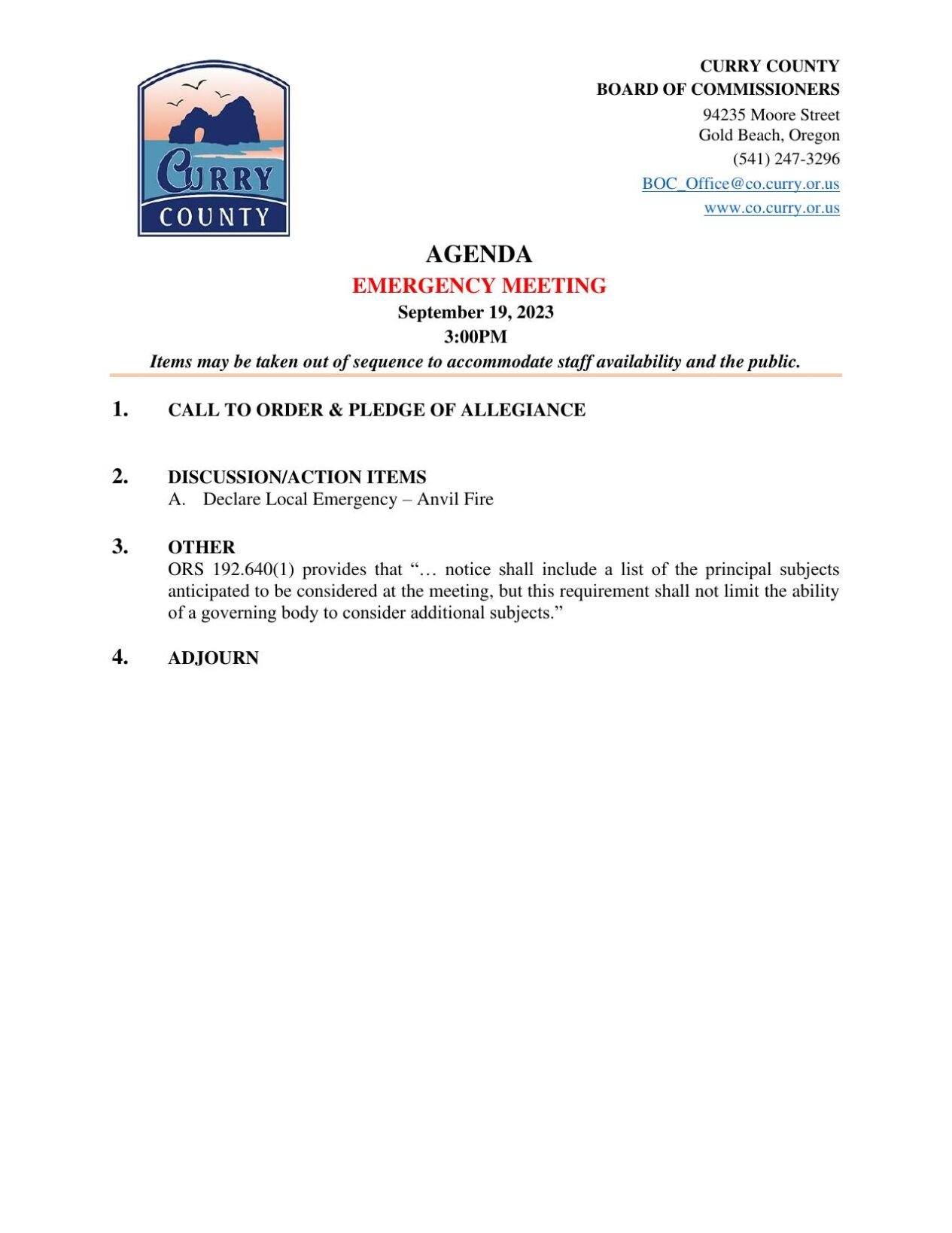 9-19-2023 EMERGENCY MEETING AGENDA.pdf