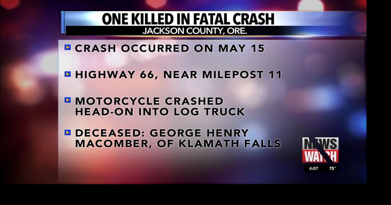 One killed after fatal crash in Jackson County | Video | kdrv.com