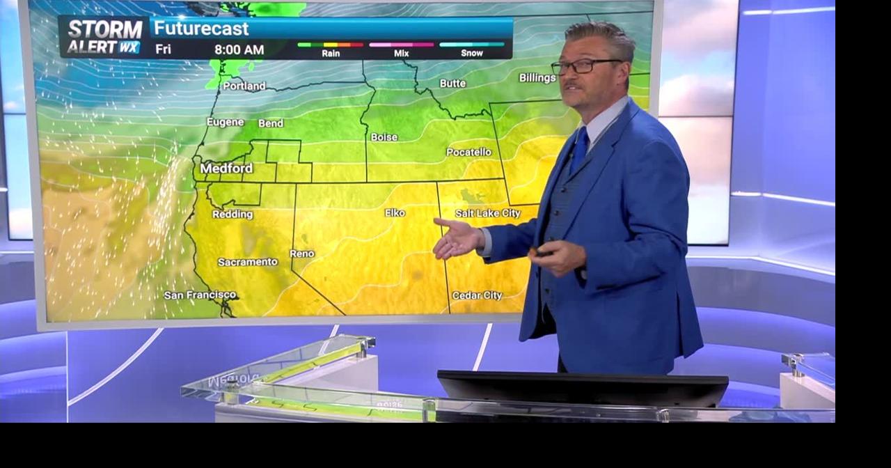 Cold front brings showers and gusty winds to Southern Oregon | Video ...