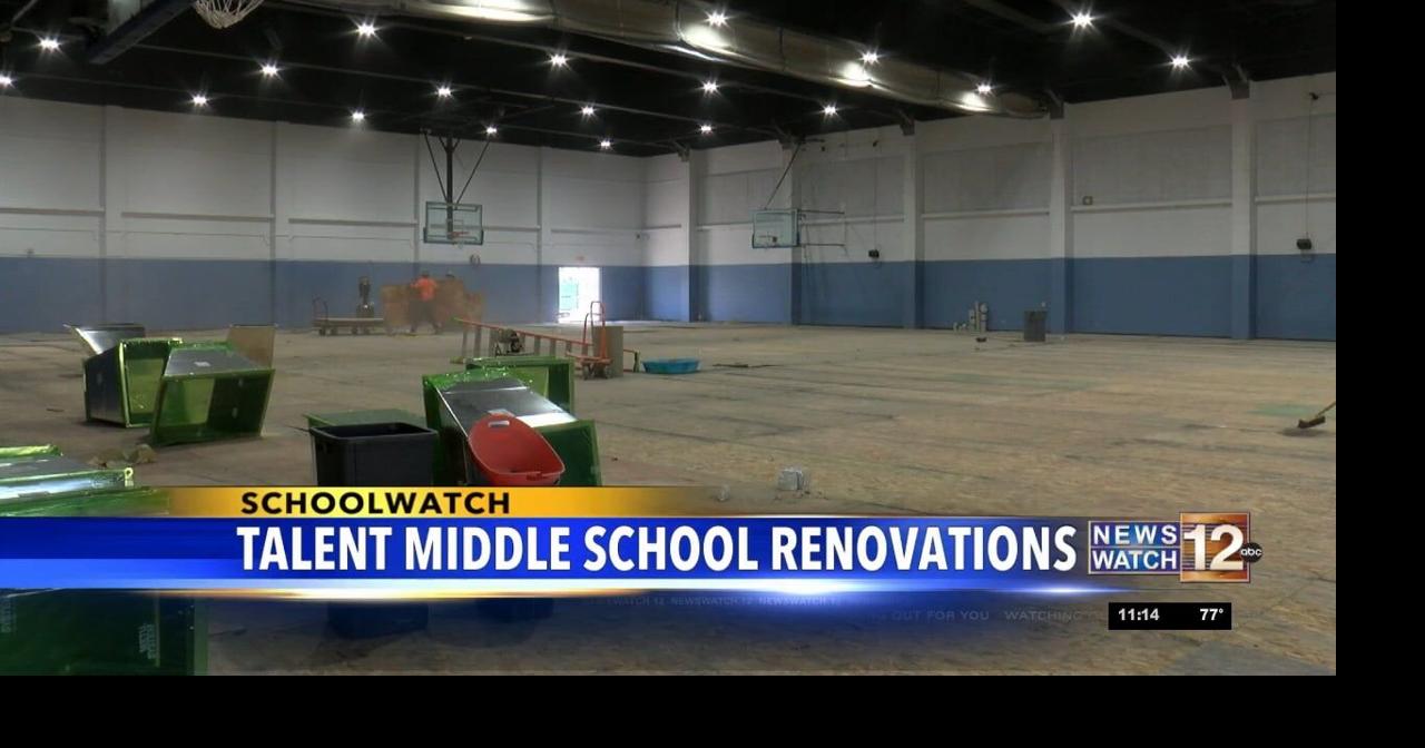 Talent Middle school finishing seismic renovations and other projects