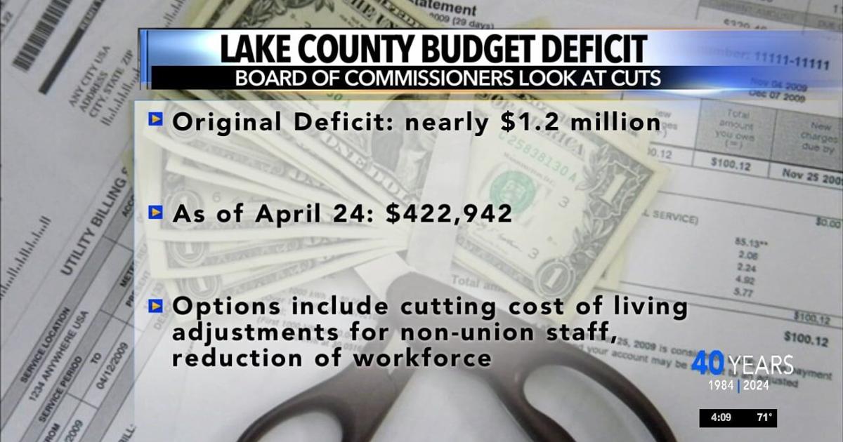 Board of Commissioners reduce Lake County budget deficit Video