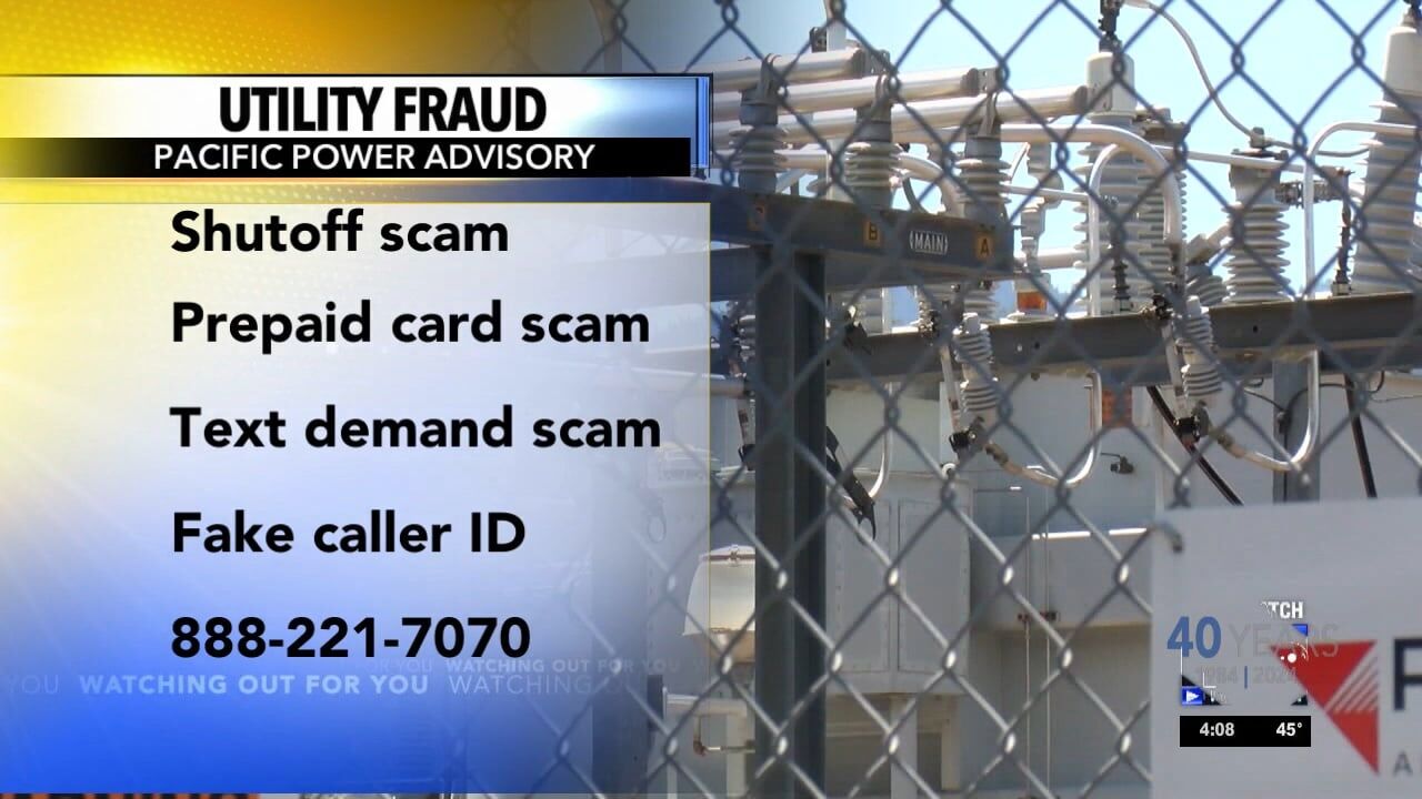 Pacific Power warns customers about billing scam