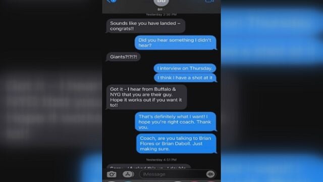 Bill Belichick And Brian Flores Texts Messages 