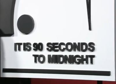 Doomsday Clock 90 seconds to midnight 1.24.23.png