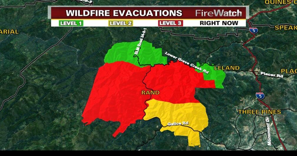 Firewatch Level 3 Evacuations in place for Rum Creek Fire Top