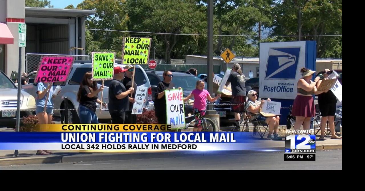 Local 342 Union holds "stop consolidation" rally in Medford
