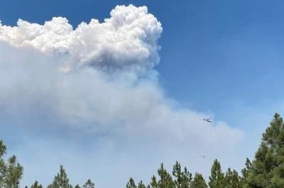 Lava Fire helicopter pilot survives plunge into Lake Shastina