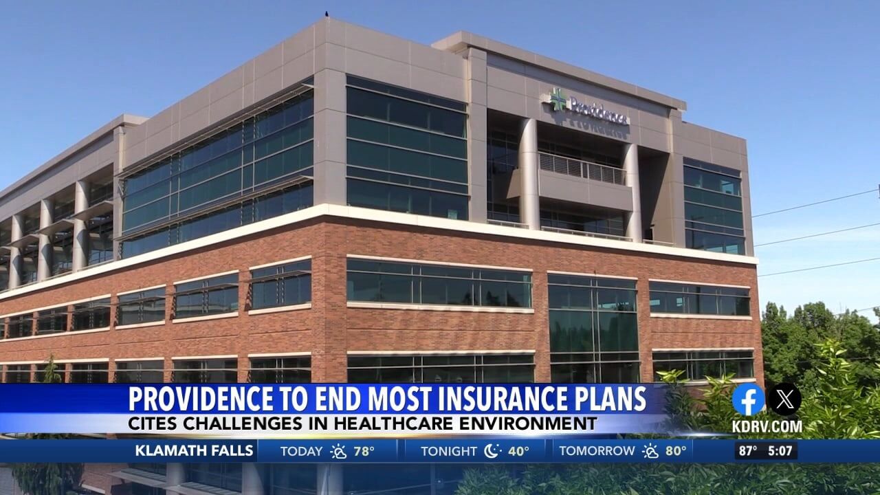 Providence to end most insurance plans | Video | kdrv.com