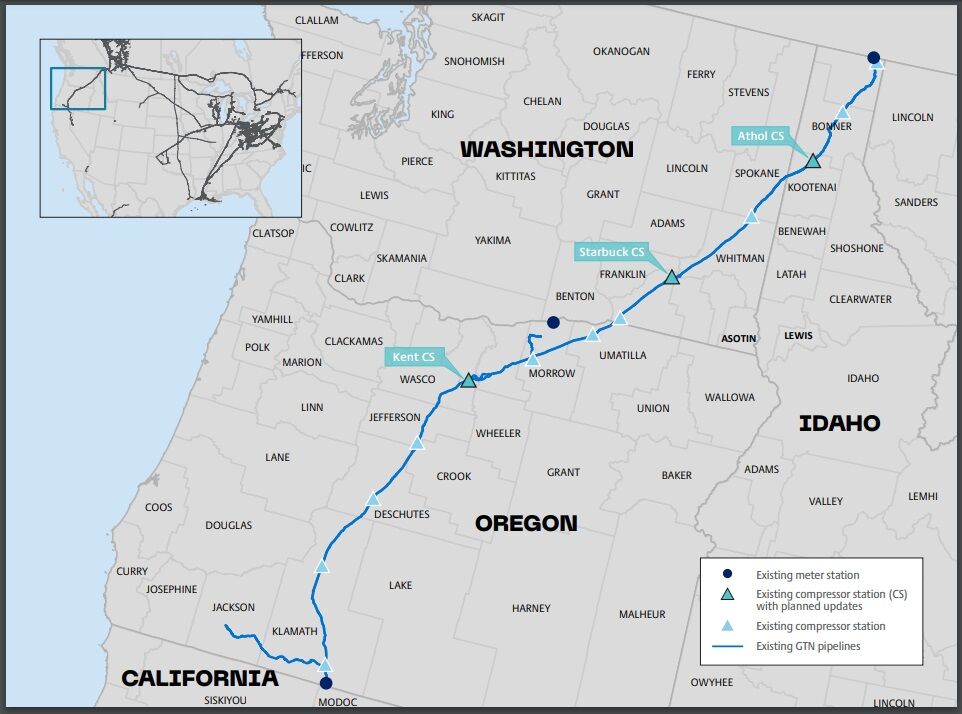 GTN XPress pipeline set to increase capacity, involves Klamath