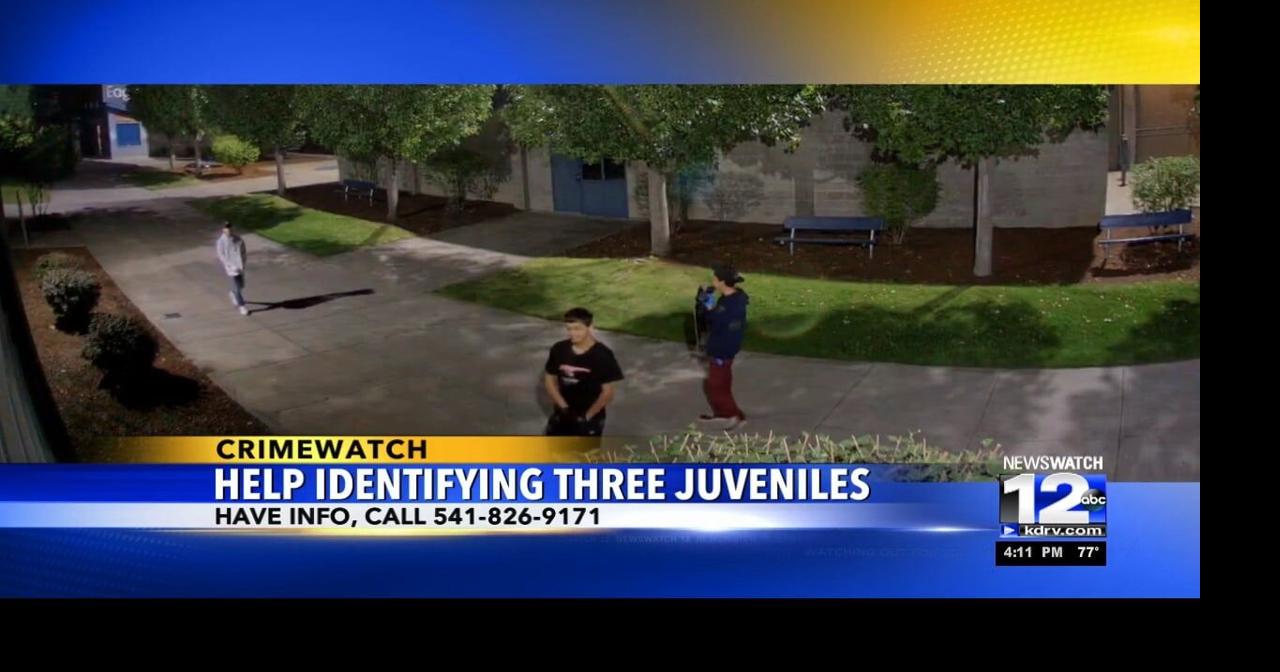 Police ask for help identifying three juveniles | Video | kdrv.com