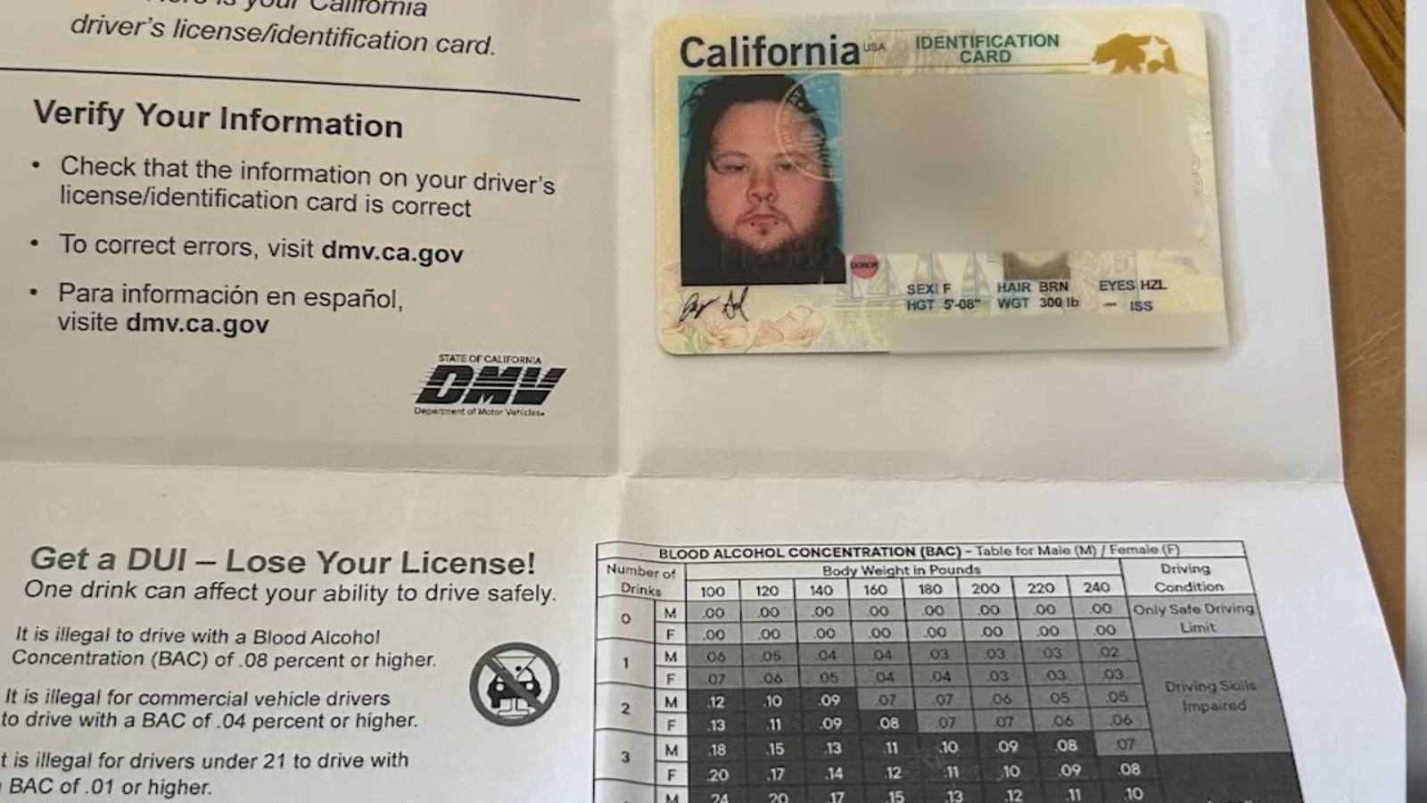 California DMV gets trans man's gender wrong three times on ID