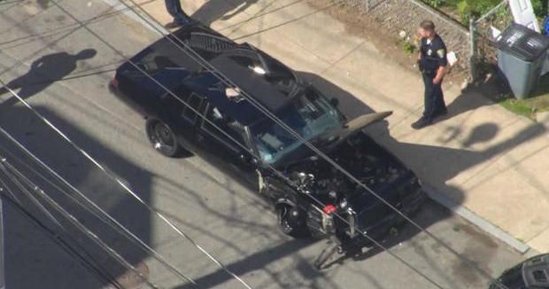 Driver in expensive stolen car hits more than a dozen vehicles during ...