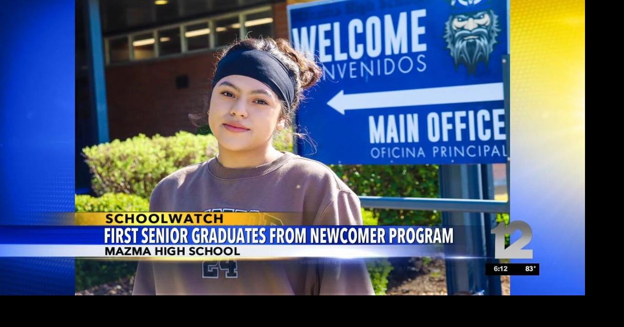 First Mazma High School senior graduates from newcomer program | Video ...