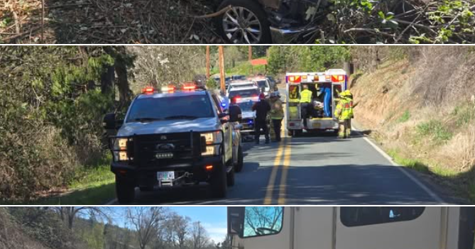 Driver airlifted after crash on North Applegate Rd, Oregon