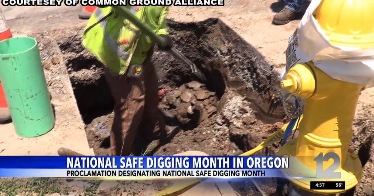 April is National Safe Digging Month and Oregonians are urged to ...